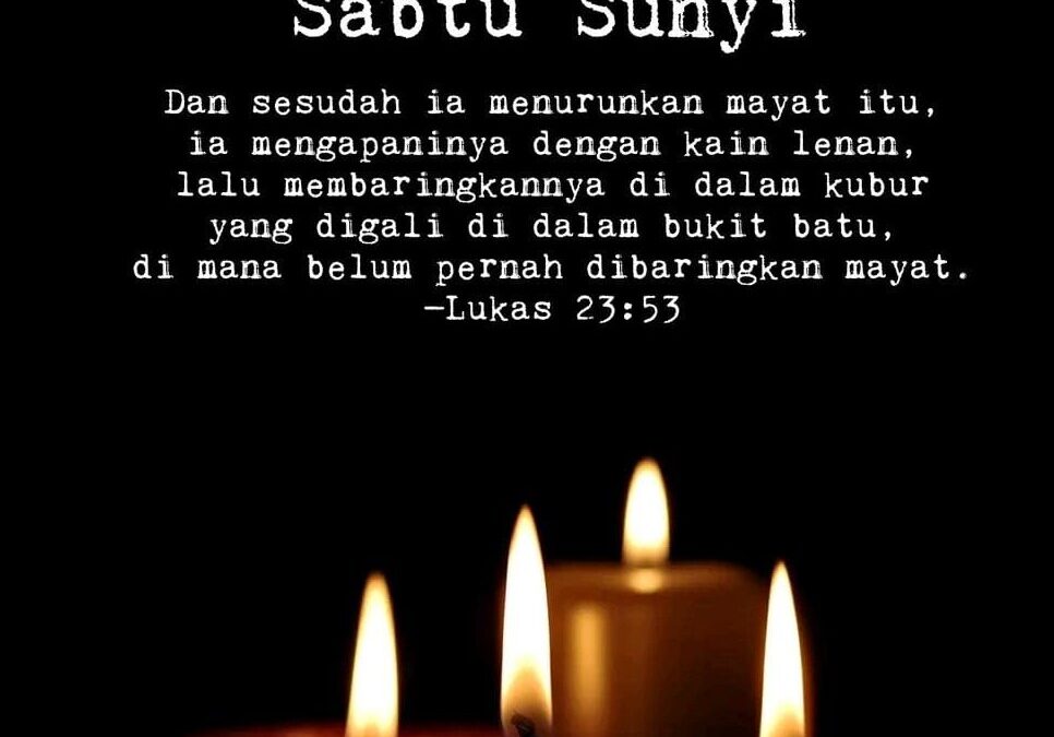 Kebaktian Sabtu Sunyi 2025