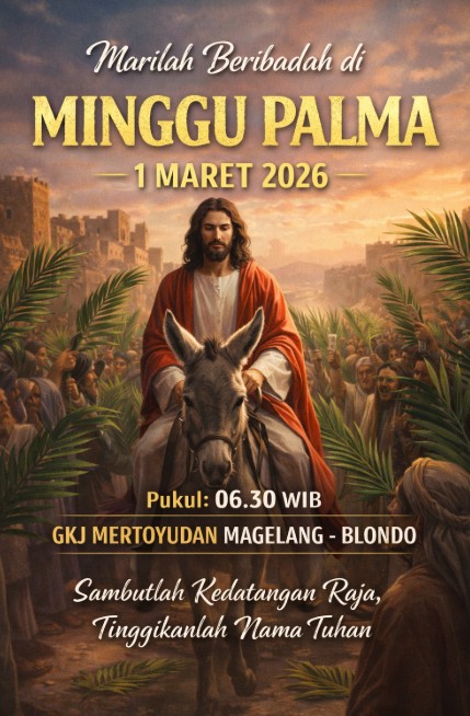Kebaktian Minggu Palma 2026